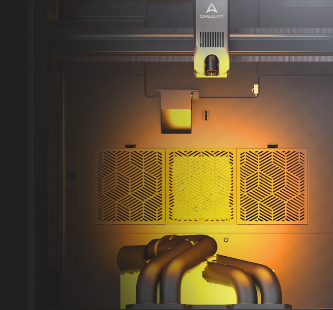 3DGBIRE's tweet photo. What makes @Creality3dP #K2Plus a Master of Materials? 🔥

Its actively heated chamber reaches up to 60°C, creating the ideal environment for stronger prints with high-performance materials.

🌡️ 50°C for PATCH-CF
🌡️ 60°C for ABS, ASA &amp; PPS

👉Explore more: https://t.co/347Gd4MCUF https://t.co/rSi7vi3kZB