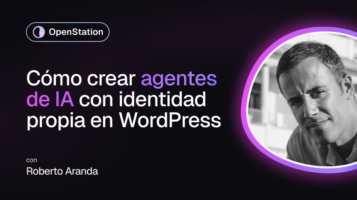 eswordpresscom's tweet photo. En el próximo webinar de #AcademiaWordPressCom vamos a crear agentes de IA en WordPress con Roberto Aranda.

Agentes con tareas concretas, sus propios roles y permisos, y límites sobre lo que pueden hacer en tu sitio. 

Apúntate en el link de abajo👇 https://t.co/edVdnR0upH