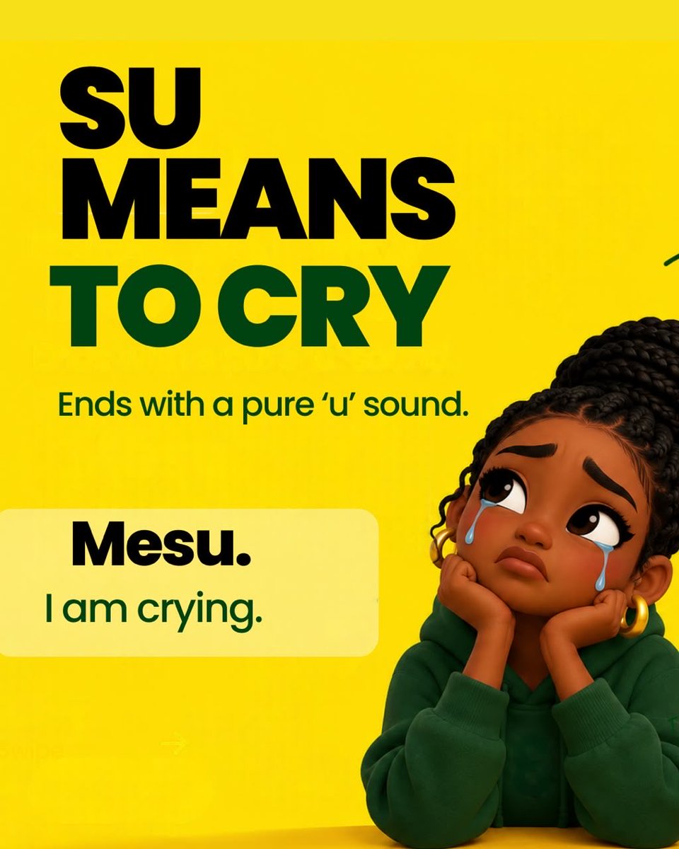 EfieApp's tweet photo. SU or SUA? 👀One vowel makes all the difference! Learn the difference and speak Twi with confidence. 
#Efie #LearnTwi #Ghanaiandiaspora #culture https://t.co/5sNlPxk7cB