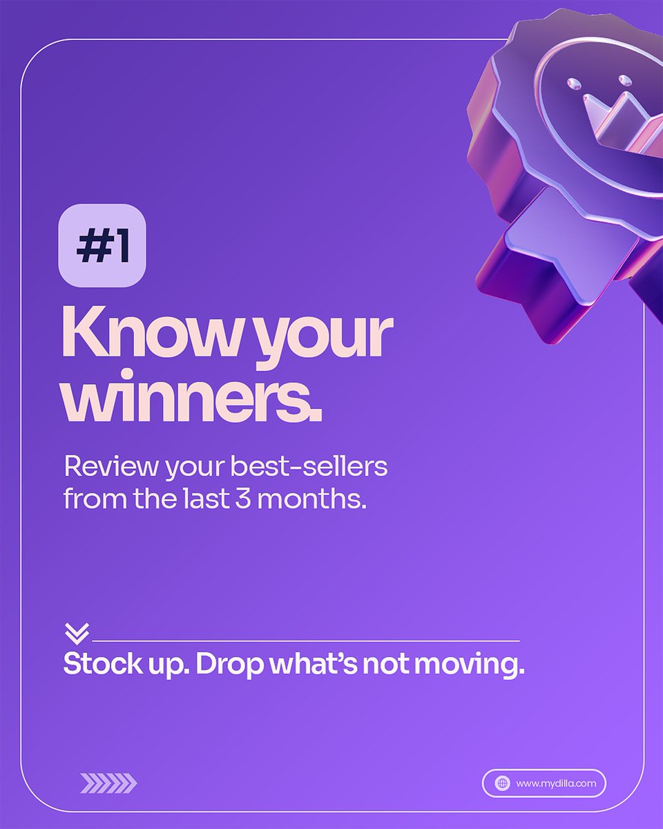 MyDillaOfficial's tweet photo. Q4 is here.

This is a season of more orders, more customers, and a lot more to keep track of. And we know it can get hectic.

That’s why we created this Q4 checklist just for you.

Swipe through and get your business ready for the season.

#DillaTribe https://t.co/LiEH96udGa