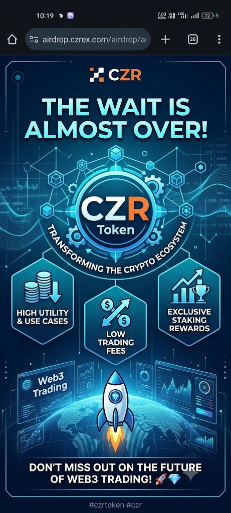 sarder71's tweet photo. The wait is almost over! $CZR is here to transform the crypto ecosystem with high utility, low trading fees, and exclusive staking rewards. 

Don't miss out on the future of Web3 trading! 🚀💎

#czrtoken #czr

@czrexchange https://t.co/ikD1Rzkf4T