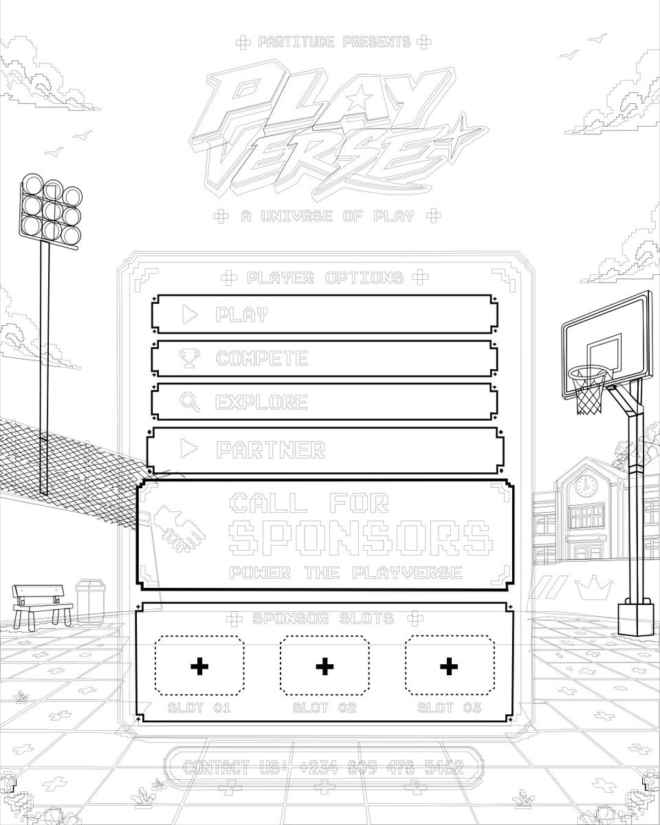thedesignscope_'s tweet photo. Before Playverse looked like Playverse, it looked like this.
Just strokes, shapes and a whole lot of lines.
The outlined version of the poster. ✍🏾 https://t.co/hihpdUknYl