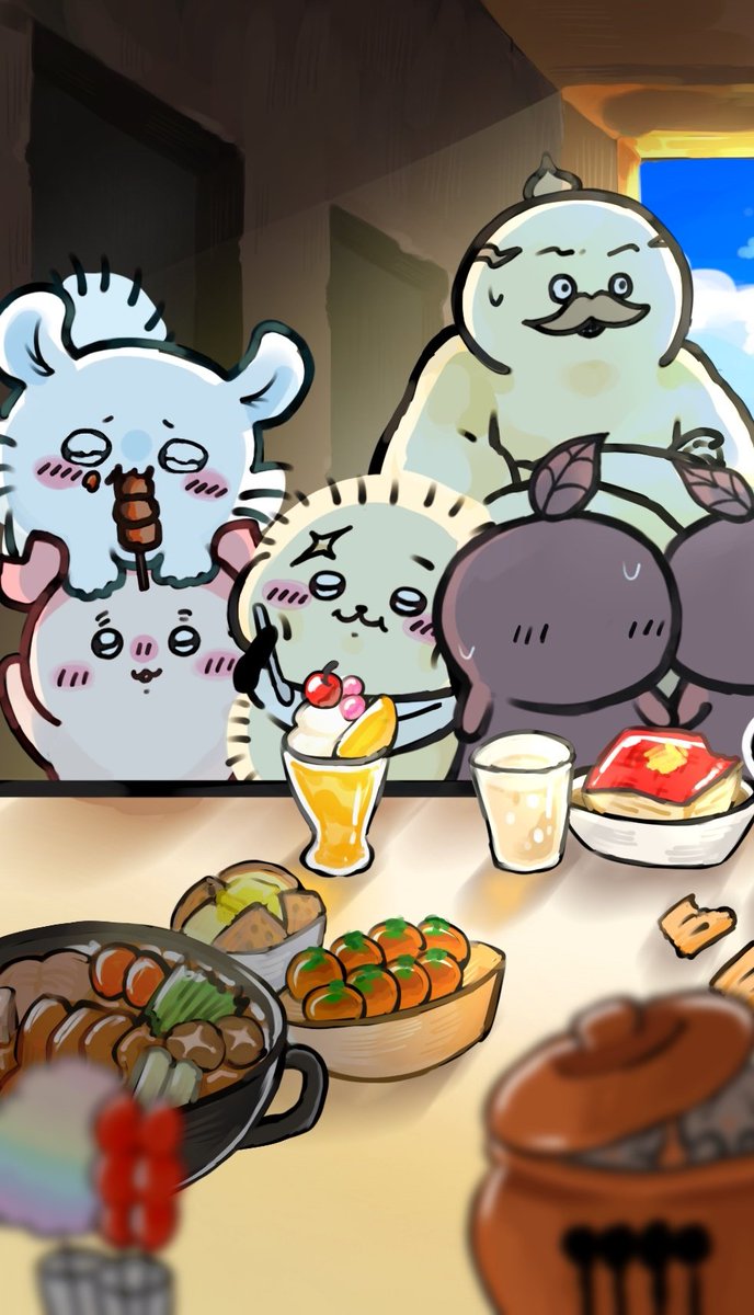angarlicmgmt's tweet photo. いるんでしょ　この中に、犯人【ユダ】…

《最後の晩餐》

#ちいかわ #ちいかわファンアート https://t.co/2GiFlRu9Zm