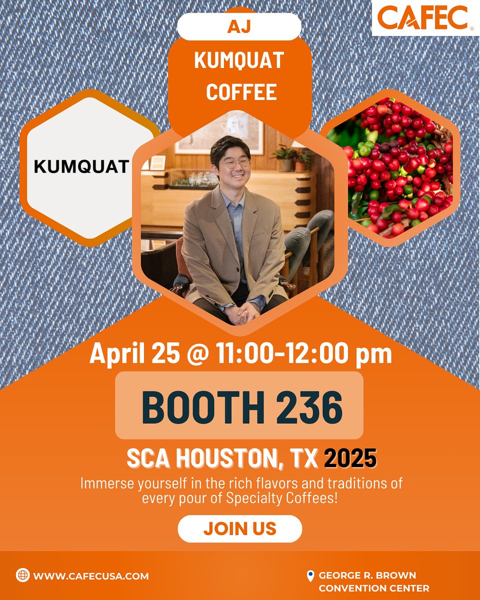KateNetteabuu's tweet photo. Join us April 25–27 at Booth 236 for an exclusive look at CAFEC’s precision pour-over brewers and specialty paper filters. Meet the team, explore the Flower Dripper and DEEP 27, and discover the gold standard in hand-brewed coffee. https://t.co/v8f8g6ohHC