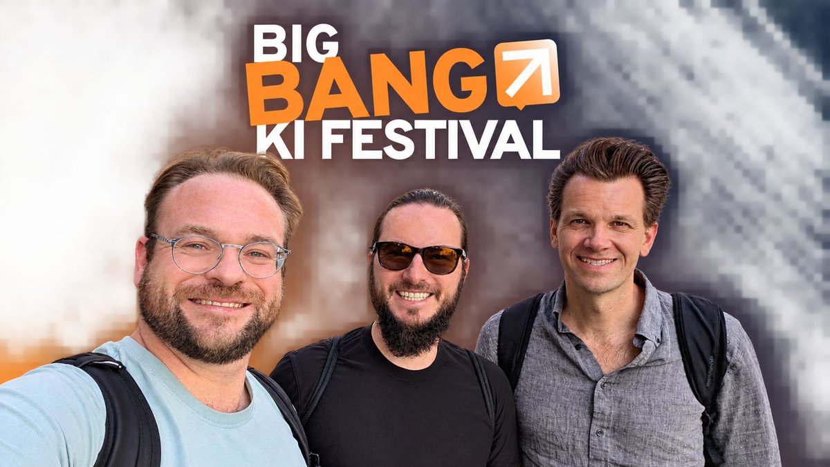 _POMA_AI_'s tweet photo. Our team - Alexander Nuss, Alexander Kihm, Jan Simon Raue - had an incredible time at BIG BANG KI FESTIVAL 2026 in Berlin!

Good conversations about applied AI, with people building it and people outside the field.

Thanks to everyone who stopped to talk! https://t.co/Te70DeABBI