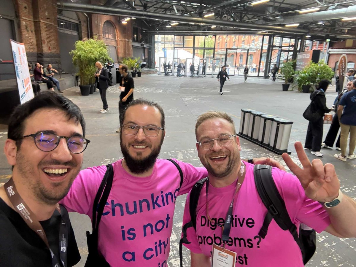 _POMA_AI_'s tweet photo. Our team - Alexander Nuss, Alexander Kihm, Jan Simon Raue - had an incredible time at BIG BANG KI FESTIVAL 2026 in Berlin!

Good conversations about applied AI, with people building it and people outside the field.

Thanks to everyone who stopped to talk! https://t.co/Te70DeABBI