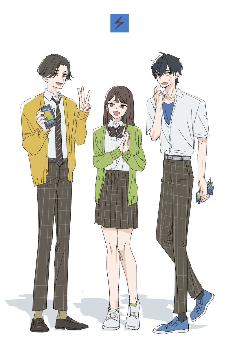 rtiyt_sktr's tweet photo. 楽しい学パロ②
🍀+ルオ/⚡️新魂電トリオ/🕊️🌙☀️↗️
#tbhx https://t.co/0CDSKjn6Fx
