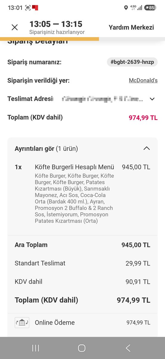 fat0394's tweet photo. Merhaba bugün 11.37'de sipariş oluşturdum. Sipariş numarası bgbt-2639-hnzp. Saat 12.30 gibi Zeynep hanım diye biri ile görüştüm onayım olmadan görüşmeyi sonlandırdı. Kendisinden şikayetçiyim Ödemeyi online yaptım param gitti saat 13.10 para iadesi istiyorum. 
@yemeksepeti https://t.co/1oSayfPwFy