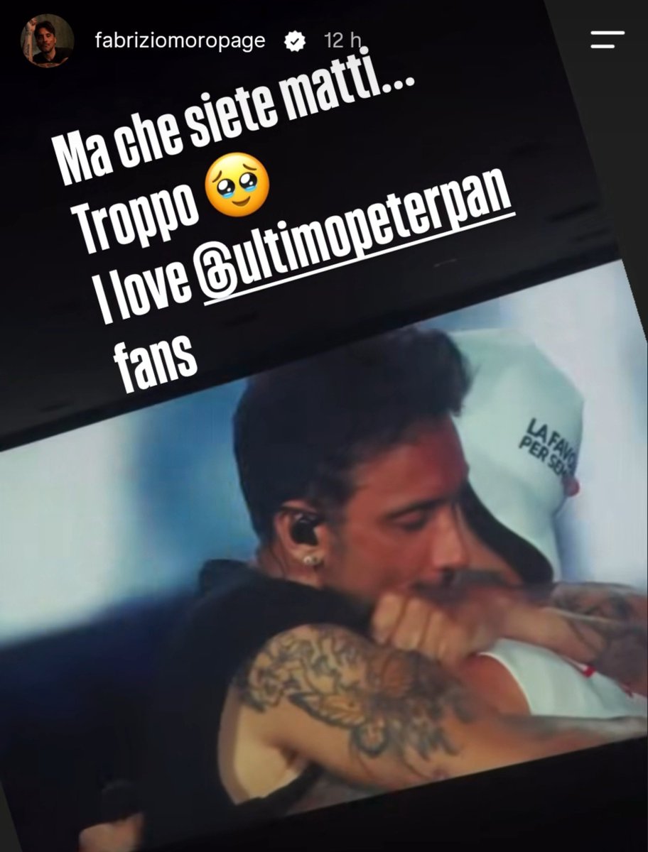 Kalppurple_1103's tweet photo. Il loro legame artistico e umano tra Fabrizio Moro e #Ultimopeterpan (#NiccolòMoriconi) nasce da un rapporto di stima profonda e gratitudine, iniziato quando Nic era agli esordi.
Fab e Nic, sono gli unici due romani che stimo immensamente! 💙🗝️🫂🥹🤏🏻 https://t.co/4jaPHdPoJT