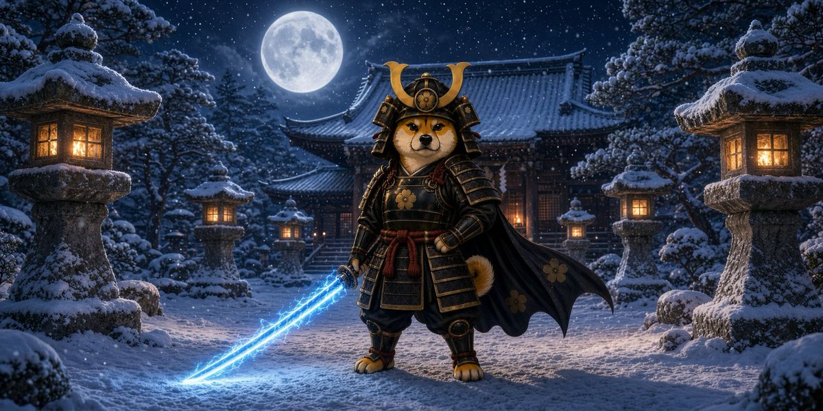 SamurainuRH's tweet photo. While the world sleeps under snow, $SAMURAINU is already in position.

0x2b050f591f9ea9f542dd0de8347405f3b6f39f0c https://t.co/GUhryY8cT3