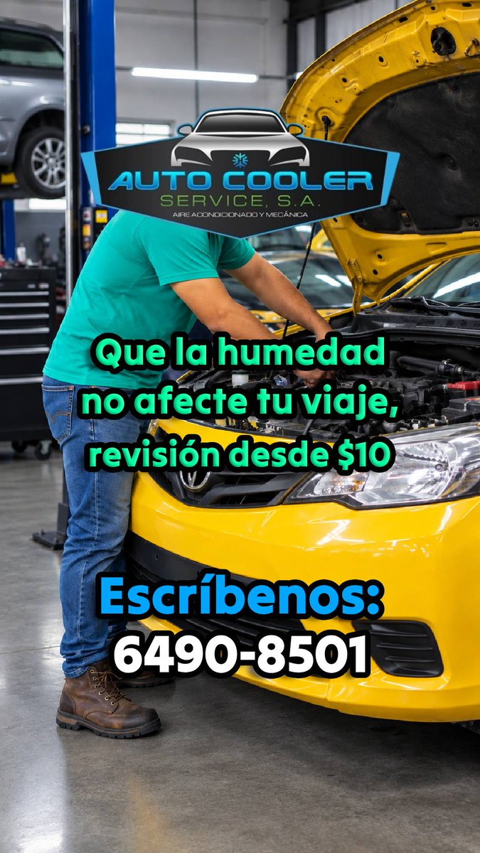 AutoCoolerPTY's tweet photo. Servicios de aire acondicionado de auto:

-Diagnóstico.
-Recarga de refrigerante.
-Reparación de fugas.
-Limpieza del sistema.
-Reparación de componentes eléctricos y mecánicos.

#Panamá #PTY #Autos #Hoy #Tendencia #Trending #Viral #ParaTi #Tecnologia #Actualidad #News #Breaking https://t.co/Fnj42xrOUk