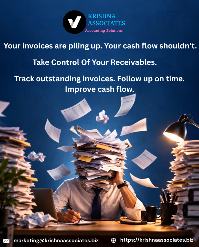 krishnaassoci's tweet photo. Invoices piling up? Take control of your receivables, follow up on time, and improve cash flow. 📊✨

Contact Us:
📩 marketing@krishnaassociates.biz
🌐 https://t.co/3BNFQm2vzQ

#CashFlow #Accounting #Receivables #BusinessGrowth https://t.co/wcXoTIsYpX