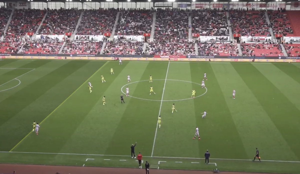 PeteSmith1983's tweet photo. Here is the wide frame for Sam Gallagher’s spectacular winner vs Sheffield United, just to put to bed any doubts that he was onside. https://t.co/HJ6PK4uK2Q