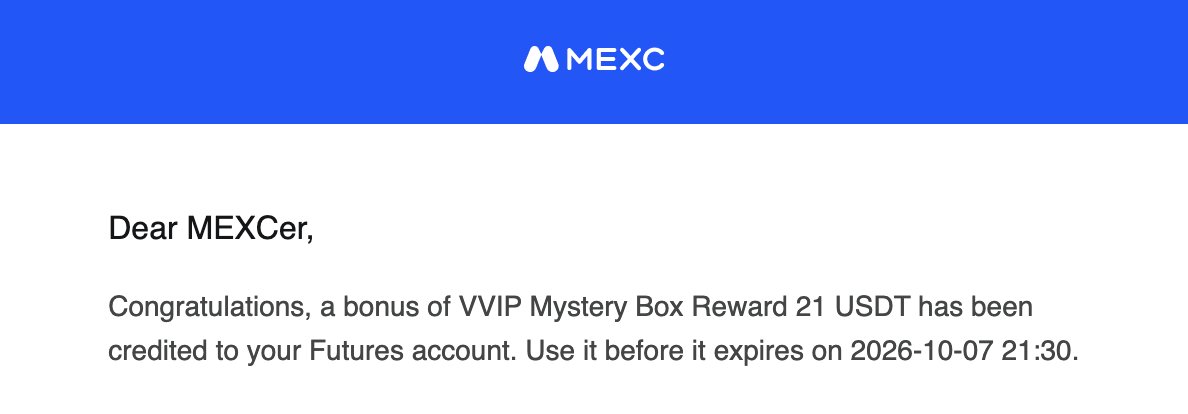 MaximusMEXC's tweet photo. i just received 21$ USDT bonus from @MEXC  VVIP mystery box 💸💙

#MEXC #MEXCSrilanka #MEXCVVIP https://t.co/VewOtHLN5s