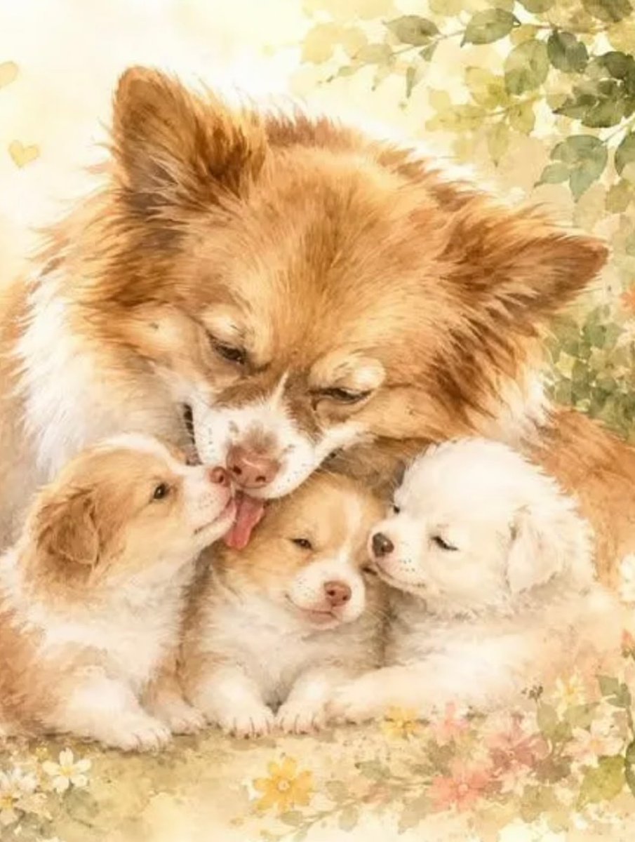LiamHiedlerX's tweet photo. #WangWang and her three babies deserved a life filled with love, safety, warmth, and gentle hands. Though their time with us was cut short by unimaginable cruelty, their story has awakened something powerful in thousands of hearts around the world. #Dogs #JusticeForWangWang https://t.co/fvRolrKs8p