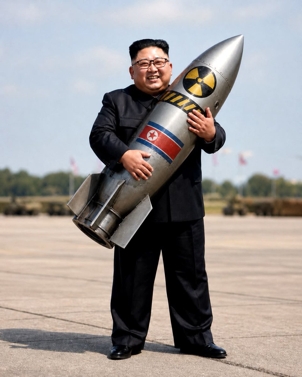 lev1athan99's tweet photo. @kim_jindopup @Coriandersayso 한국 사람들은 머리가 좀 둔해서 아무리 설명해도 못 알아듣더라고요. 그래서 제 친구 김정은이 여러분께 특별한 선물을 주고 싶어 하는 거예요 ㅋㅋㅋ https://t.co/y5ndkEVL0f
