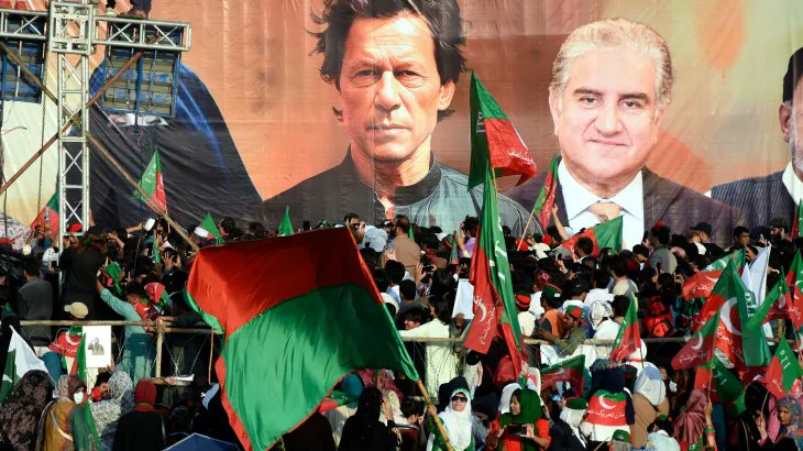MarioNawfal's tweet photo. 🚨🇵🇰 Pakistan just LOCKED DOWN the capital to stop Imran Khan’s (many) supporters...

Authorities have deployed nearly 35,000 extra security personnel and blocked MAJOR highways with shipping containers, ahead of a planned march on Islamabad.

They've also detained HUNDREDS of PTI activists, including 3 of Khan’s sisters.

Two key roads linking the capital to Khyber Pakhtunkhwa have been entirely closed off.

Khan’s party says the protest will go ahead anyway...

The former PM remains in jail, with serious concerns over his health and a belief among many that the cases against him are politically motivated...

Hard to see it any other way.

Source: Reuters / Writer: Samuel