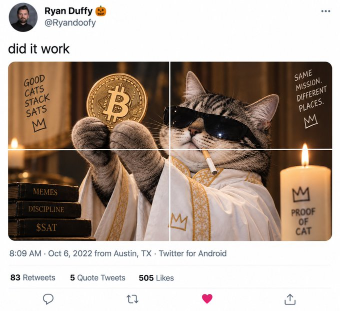 SatxBTC's tweet photo. All u gotta do is just hodl https://t.co/MDm2weglUz