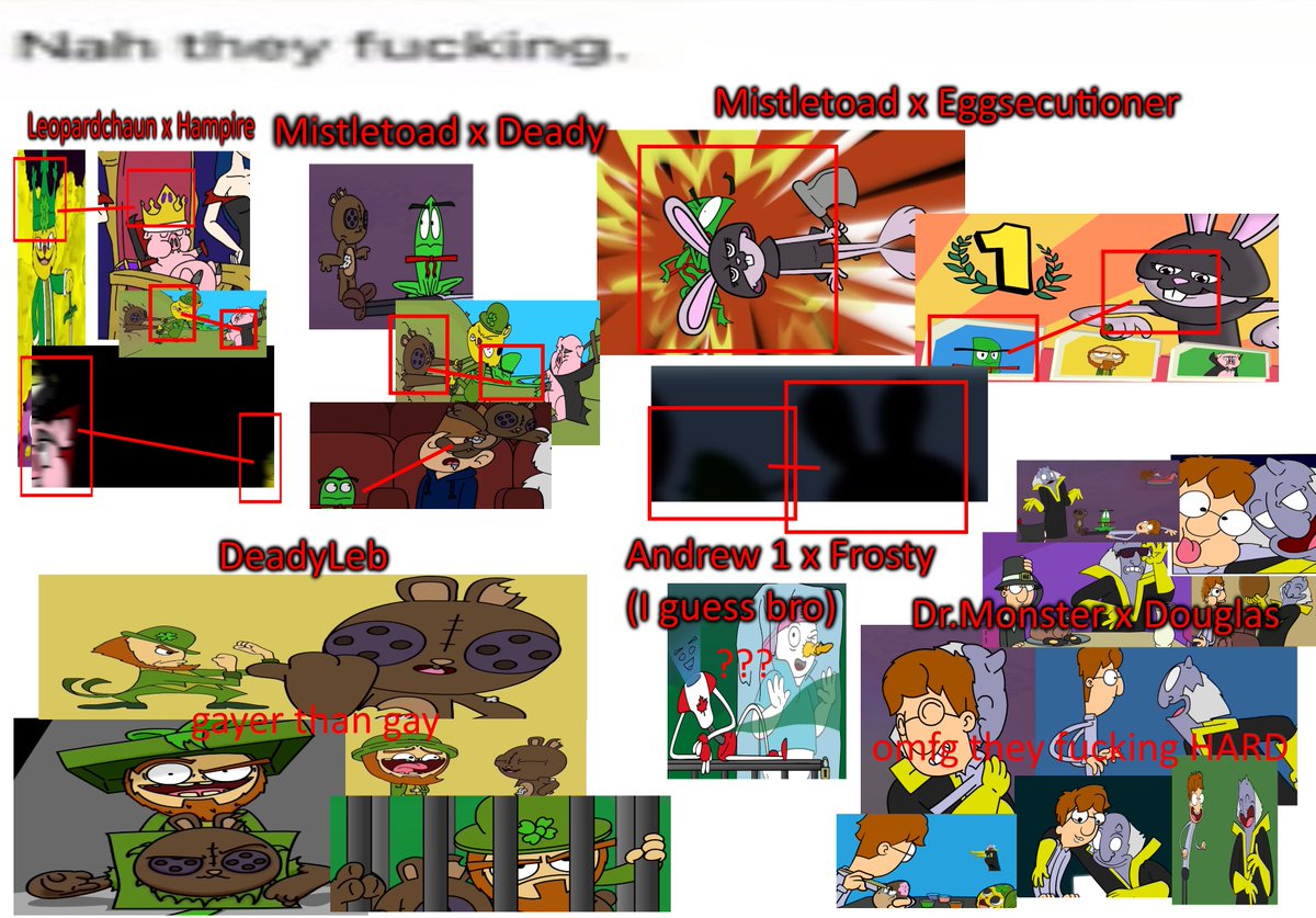 aDumbArtist2006's tweet photo. How it lowkey feels shipping the Dr. Monster cast with no fucking real media to it #cope #drmonster #LilDeuceDeuce #Shipping #gay https://t.co/qfwCAqdGR2