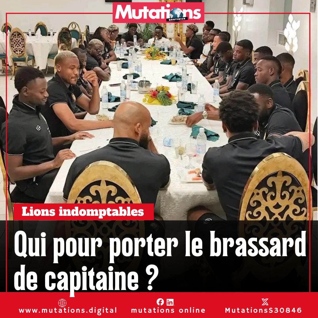 MutationsS30846's tweet photo. En l'absence de certains cadres de la sélection, la question de qui va porter le brassard demain face aux Comores se pose. Des noms reviennent : Bryan Mbeumo, Arthur Avom, Dany Namaso. 
Selon-vous qui sera le capitaine des Lions indomptables lors de cette triple fenêtre Fifa? https://t.co/YjQEQ8qRqG
