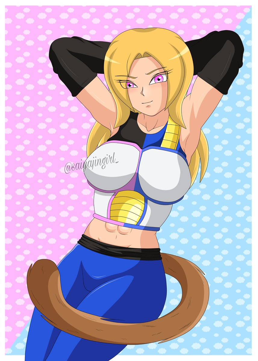 SaiyajinGirl_'s tweet photo. Fusion potara of the twin sisters  👑✨️
First version 2020 ⬅️
New version 2026➡️

Her name is Arlarlia 💙🩷

Okay next time fight? 👁👄👁

#ArlesiaOC #ArliaOC #DBOC #ArlarliaOC #Potara https://t.co/nWYPmtnX70