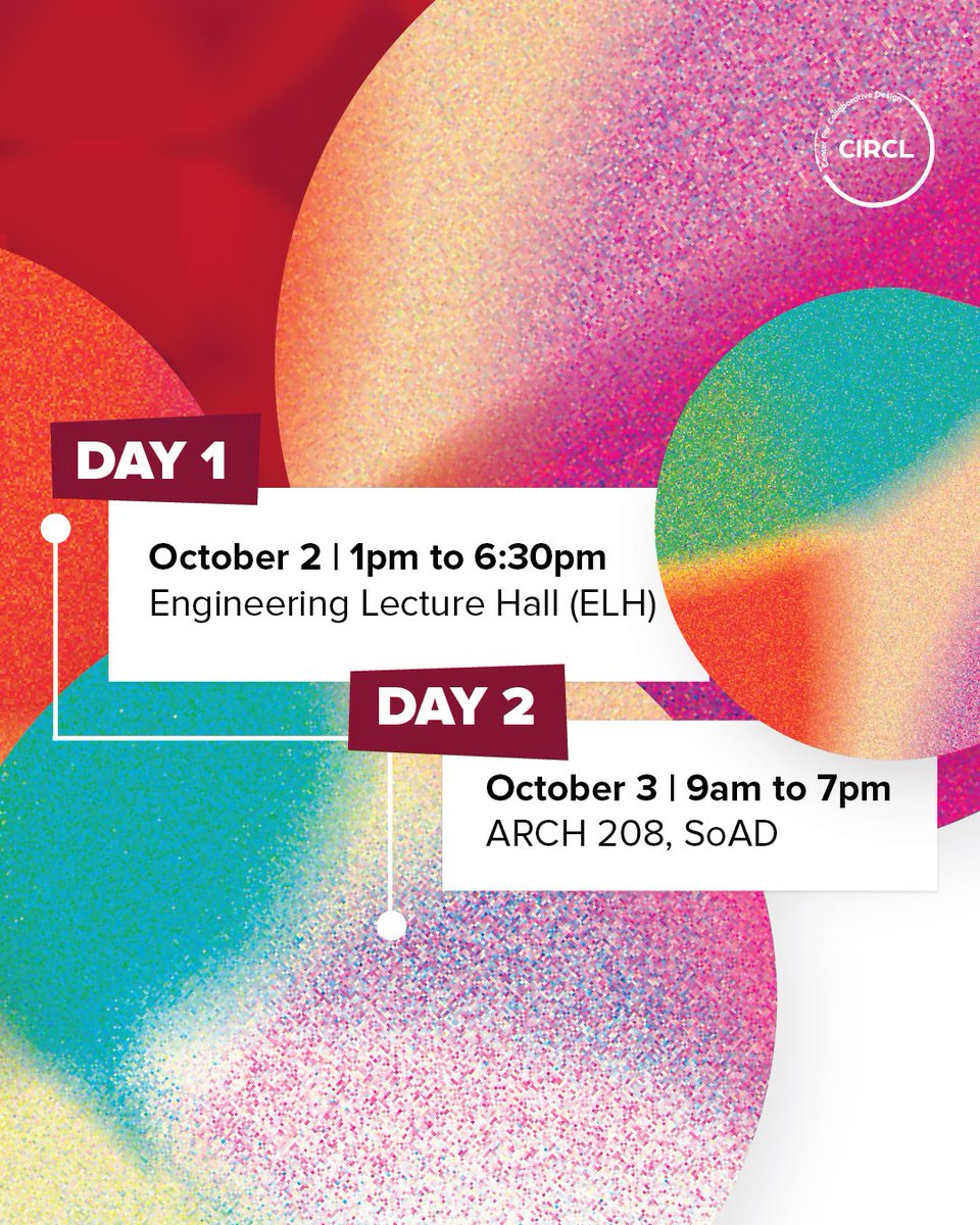 FHS_AUB's tweet photo. Join CIRCL, the Center for Collaborative Design, for its inaugural Ideathon this October! 🧠

Get HCD mentorship, collaborate with industry &amp; health experts, and earn an HCD certificate.

📅 Oct 2–3 | AUB
Learn more: https://t.co/oyNtoR01hd https://t.co/wzQApi7RB3