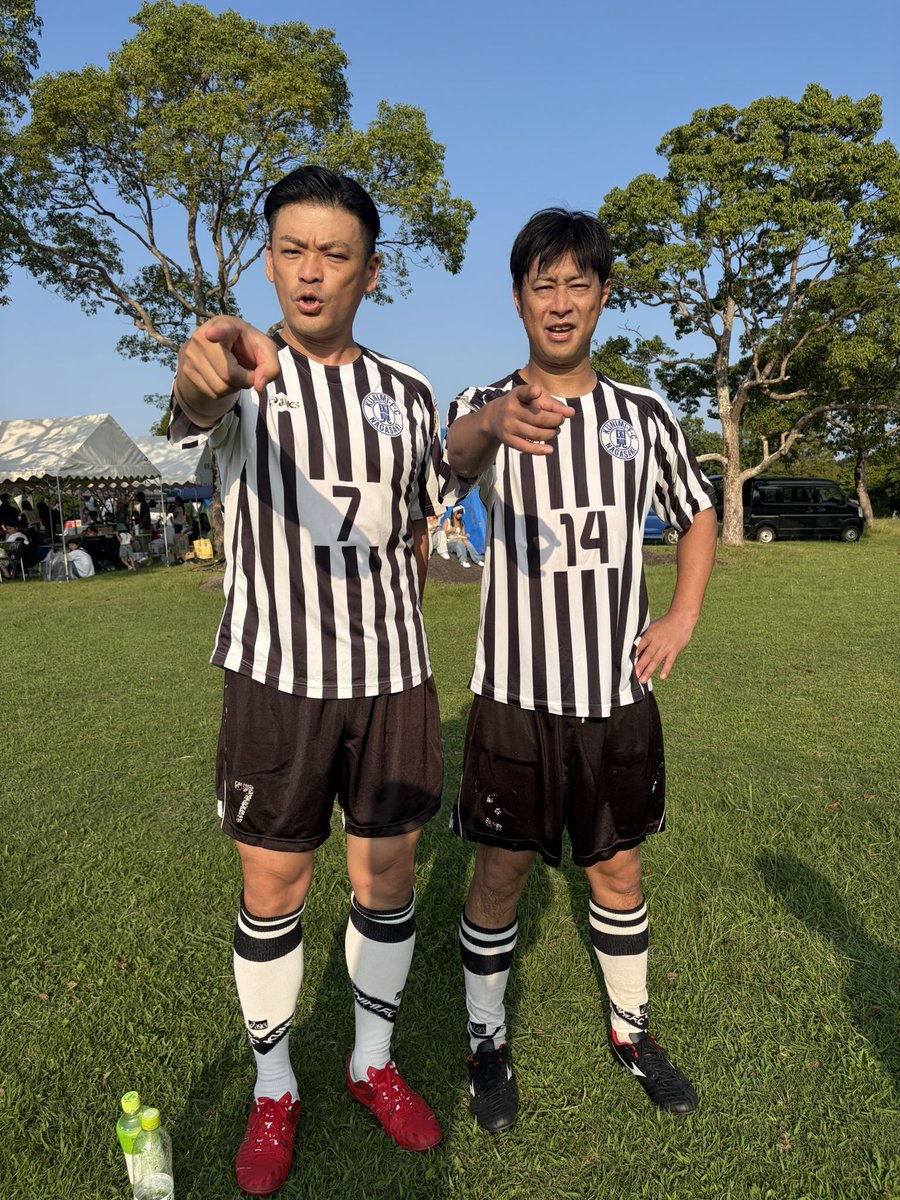 kiyochanpon's tweet photo. 9月23日はク・ニ・ミ！国見の日！

『KUNIMI  TOTAL EXPO 2026』

パンサー尾形も登場し大盛り上がりでした！

レジェンド選手の皆さんとプレーできて感激だったなぁー！⚽️

ご来場のお客様、呼んでいただいた主催者の皆様、

本当にサンキューーーーー！！！！👉 https://t.co/mRqlsuxknA