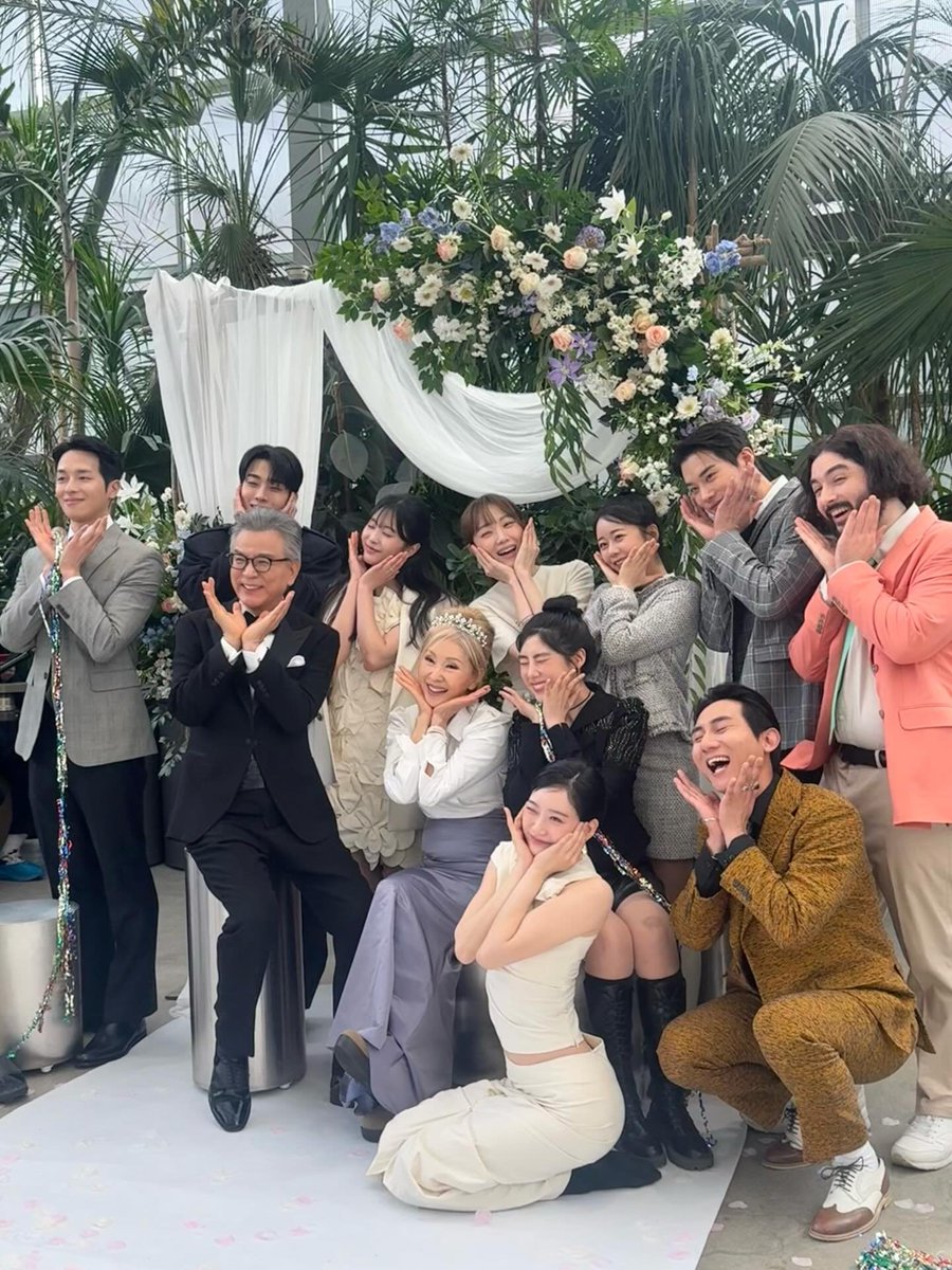 ohyejur's tweet photo. can’t believe this journey is officially wrapped up :( taking those photobooth pics in our school uniforms with the chick headbands felt like peak high school core memory, but getting to share those big group hugs on set actually had me in my feelings for real. https://t.co/jWDEfto1yw