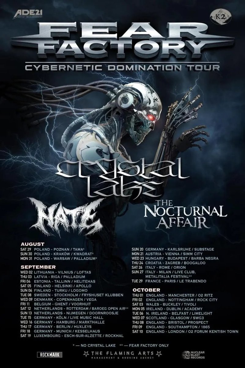 Stefa_BGD's tweet photo. #TheNocturnalAffair #Hate #CrystalLake #FearFactory
In Budapest today for 🤘🏻🤘🏻🤘🏻🤘🏻 https://t.co/r8kIsyL2Mb