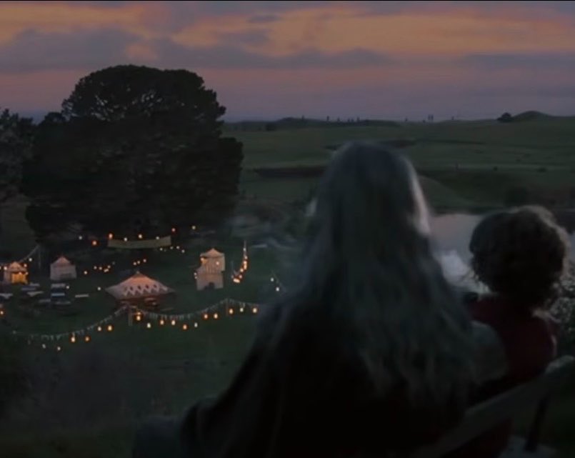TolkienWorldG's tweet photo. The party tree! Then and Now! ❤️🔥

About 27 years between these shots https://t.co/6MmVPEtwRh
