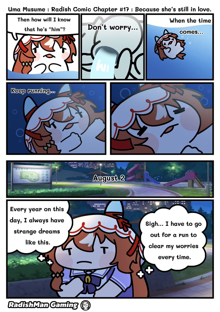 TrueRadishMan's tweet photo. Because she’s still in love….
#umamusume #ウマ娘 #umamusumepretttyderby #radishmangaming https://t.co/aeCm9BXL0i