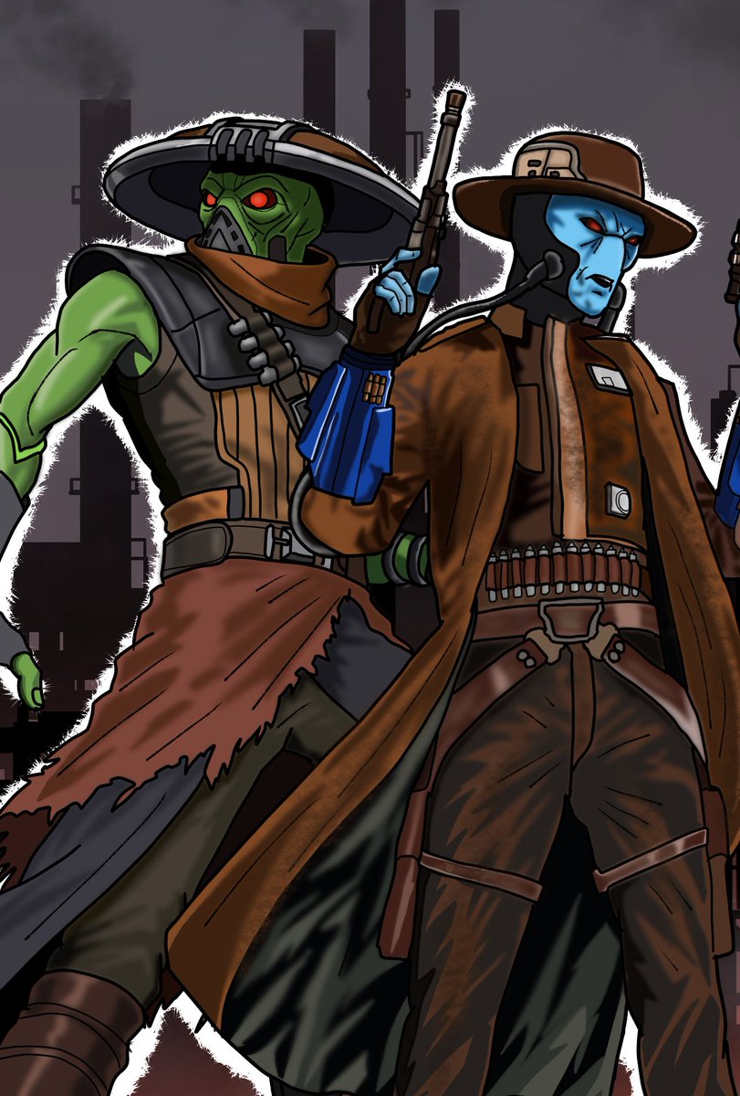 hl9ai's tweet photo. 連休イラスト連投最後は
Cad Bane&Embo
2パターン💡
#マンダロリアンアンドグローグー
#CadBane
#Embo
#TheMandalorian
#StarWars
#イラスト https://t.co/31shi8t43O