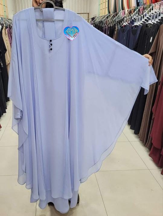 SpMasoom's tweet photo. AMH ABAYA HUB 
🦋 Butterfly Style Abaya by AMH Abaya Hub FOR PRINCES AND BEAUTIFUL GIRLS | Matching Stollar ADD | High Multi Chiffon | Length 56 | Fitting 25–26 | Rs.3000 | TCS DC Rs.300 Advance | 4% Govt Tax on COD. #AbayaPakistan #ModestWear #AMHAbayaHub #VIRAL #TRANDING https://t.co/aBHeGwztDW