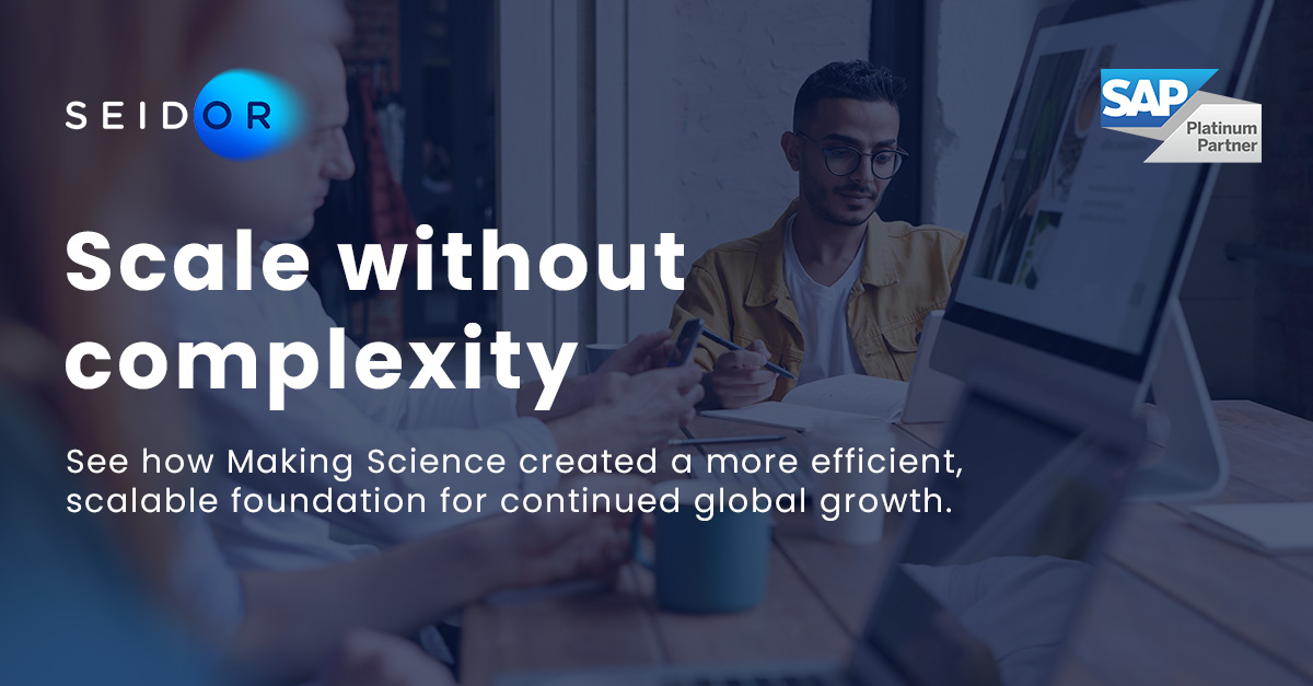SeidorIreland's tweet photo. Making Science used SAP Cloud ERP and SAP SuccessFactors with SEIDOR to support rapid international growth, automate tasks and access real-time insights.

Read the case study: https://t.co/rgxbeZClJz

#SAPS4HANA #CloudERP #BusinessTransformation #OperationalEfficiency #SEIDOR https://t.co/MVjPxo9yUi