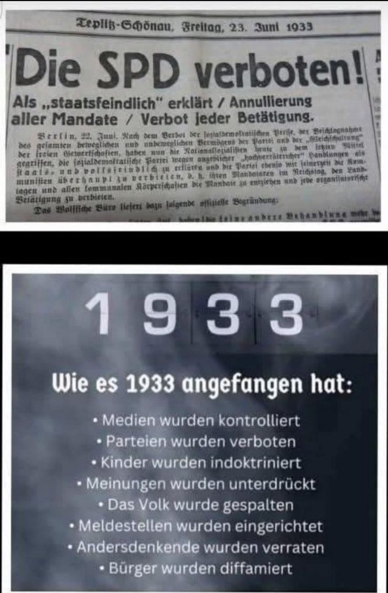 ZockergerdB's tweet photo. Nur wer glaubt festlegen zu können wer Rechtsextrem sei?

Sind es gar die Linksfaschisten?
Die sich abseits des Grundgesetzes mit seiner Schutzfunktion gegen übergriffige Politik, hinter der antidemokratischen Brandmauer des Altparteienkartell's, in Stellung brachten? https://t.co/c2T8uwEHPl