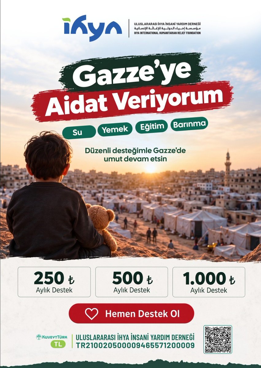 celaleddindrn's tweet photo. Tüm kardeşlerimi bu kampanyaya destek vermesini diliyorum. Yardımda istikrar çok önemli. https://t.co/9tNpEt5T5w