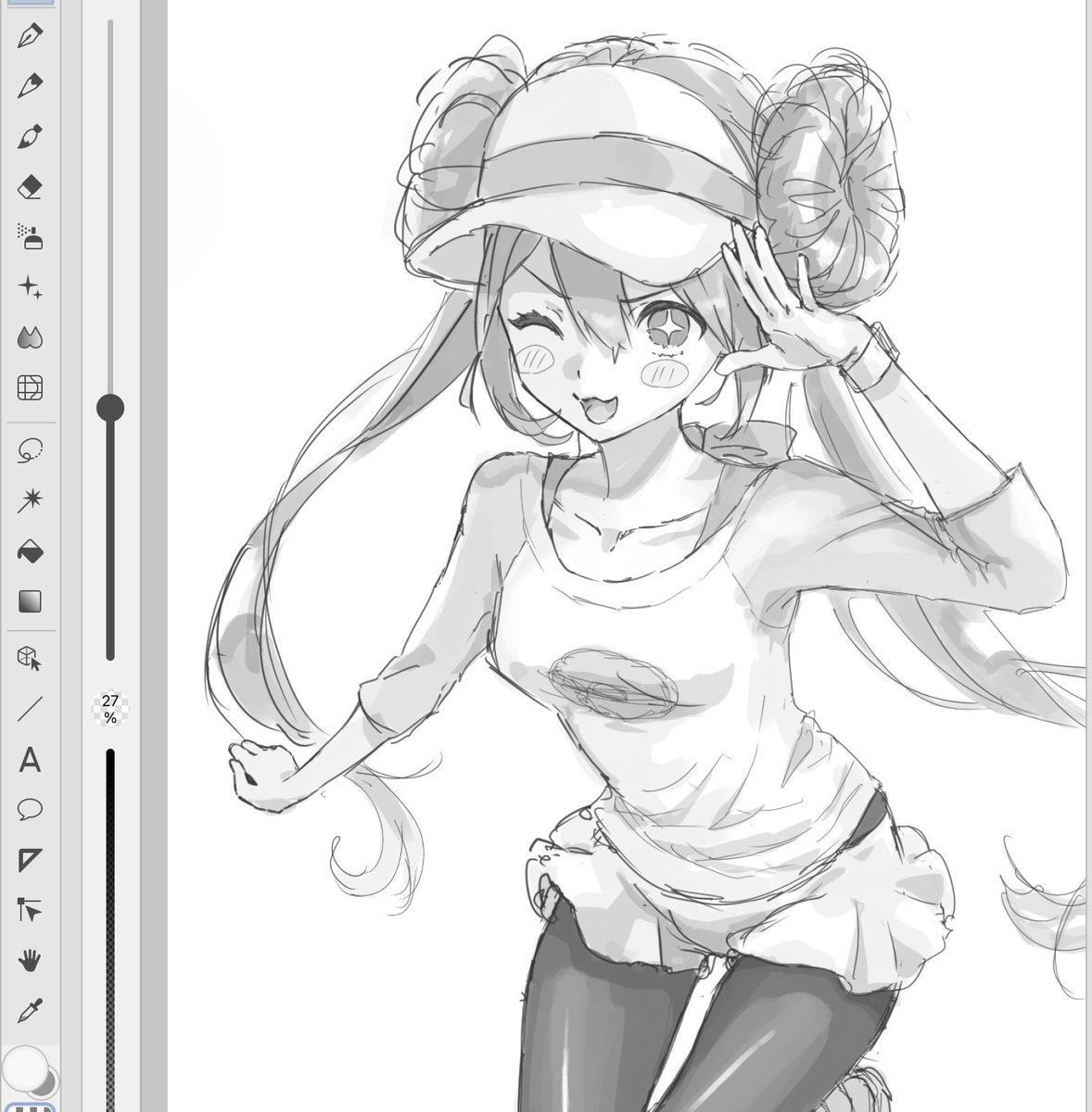 U_gros's tweet photo. wip  メイちゃん https://t.co/m0zbdrJlsZ