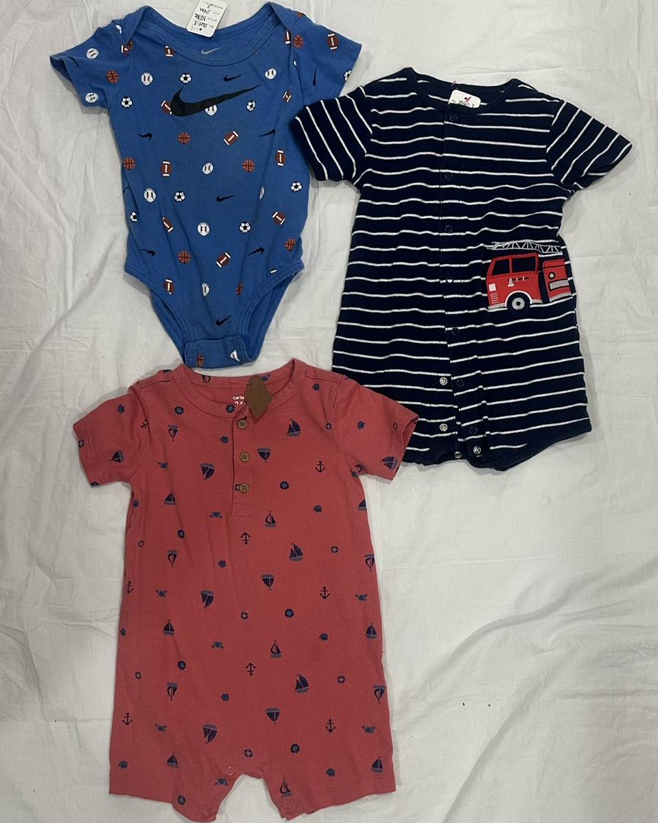 HiediWeismbb's tweet photo. Little boys’ onesies, all size 24 months, priced at $3–$3. 50. We’re here until 5 p. m. Stop by Sophia Grace Boutique &amp; Consignment Shop in Altamont, south of Altamont, at the Power Up Plus Building. https://t.co/GdW0HqHneD