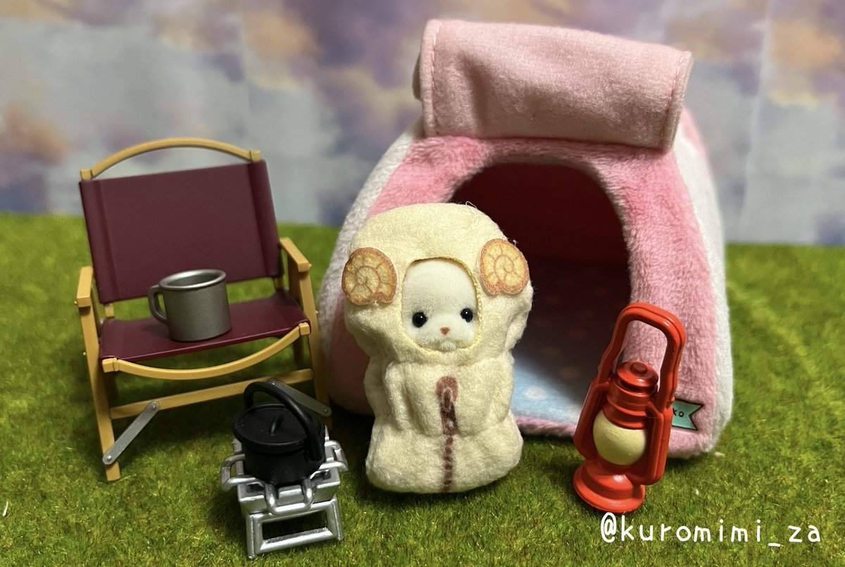 kuromimi_za's tweet photo. キャンプにいい季節🏕️

#シルバニア
#シルバニアファミリー https://t.co/g5Q7HqPePa