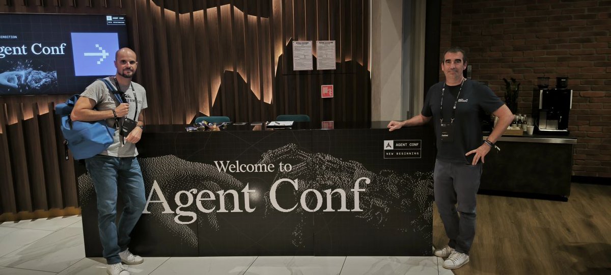 plainconcepts's tweet photo. Last week, our colleagues Andoni Santamaria and Felipe Ugena attended @AgentConf in Warsaw.

🔹 Specialized models
🔹 Multi-agent coordination
🔹 Observability
🔹 Production-ready agentic systems
and more!

@callstackio
https://t.co/DINeQbQfAd https://t.co/chxa3wmsnS