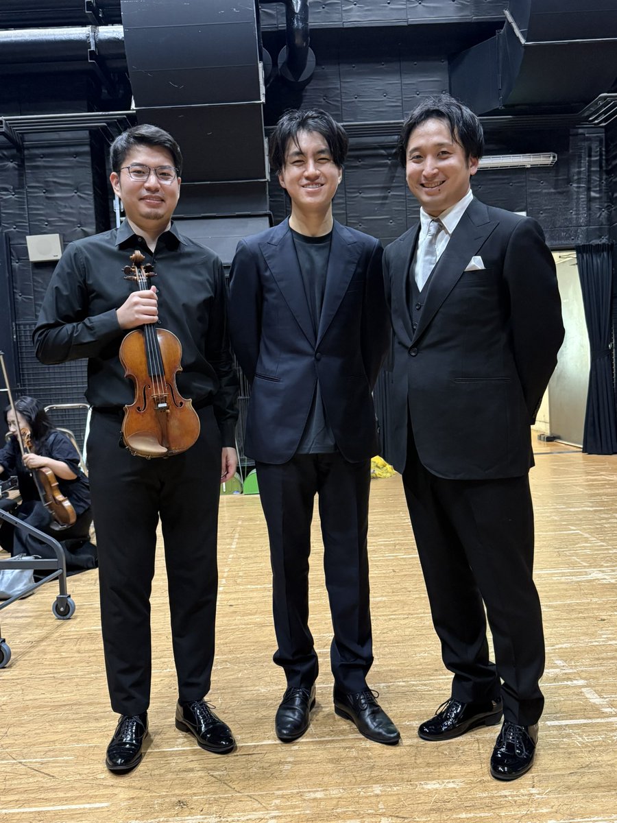 gunkyo_official's tweet photo. 県民音楽のひろば @kiryu_bunka 
群響クラシックスペシャル
ご来場誠にありがとうございました‼️

大井駿マエストロ、ピアノ牛田智大さんと共に美しくもエネルギーに満ち溢れたコンサート🎵お楽しみいただけましたか😉✨

アンコール
✔️🎹牛田智大さん
ブラームス/6つの小品 Op.118-2間奏曲

✔️チャイコフスキー/弦楽セレナード 第2楽章 ワルツ

今後も県内各地で県民音楽のひろば公演が続きます！お楽しみに‼️