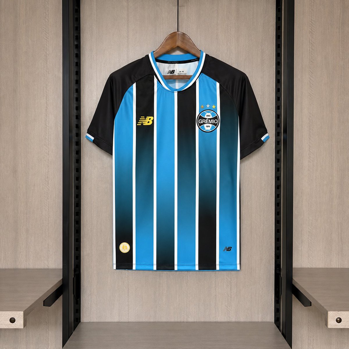 rodrigofranke's tweet photo. Camisa Grêmio 26/27! Listras degradê incrível, tecido leve para torcer. 🖤💙 https://t.co/Wb9XP068vS