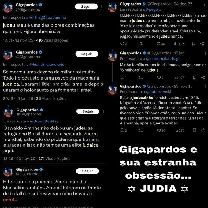 Forward0605's tweet photo. @Douglas_Atini Aí @moura_101,  você tem como aliado esse cara, que é descendente de pessoas que sobreviveram à Alemanha nazista, mas cita diversas vezes nos seus vídeos e possivelmente tambem é aliado desse cara aqui, que é um NEGACIONISTA! https://t.co/myEj2xvTpD