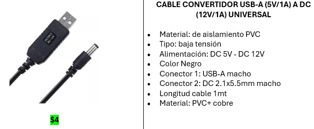 gpcompu's tweet photo. #Accesorios #Tecnología #Computadores #Gpcompu #cablemultifunción #5v #12v #5va12v #adaptador12v #convertidor #adaptador
Cable Convertidor Multifuncional de 5v a 12v
WhatsApp: 0999719180
Catálogo Digital: https://t.co/Sc8Sg7NK26 https://t.co/e3hQhsILLE
