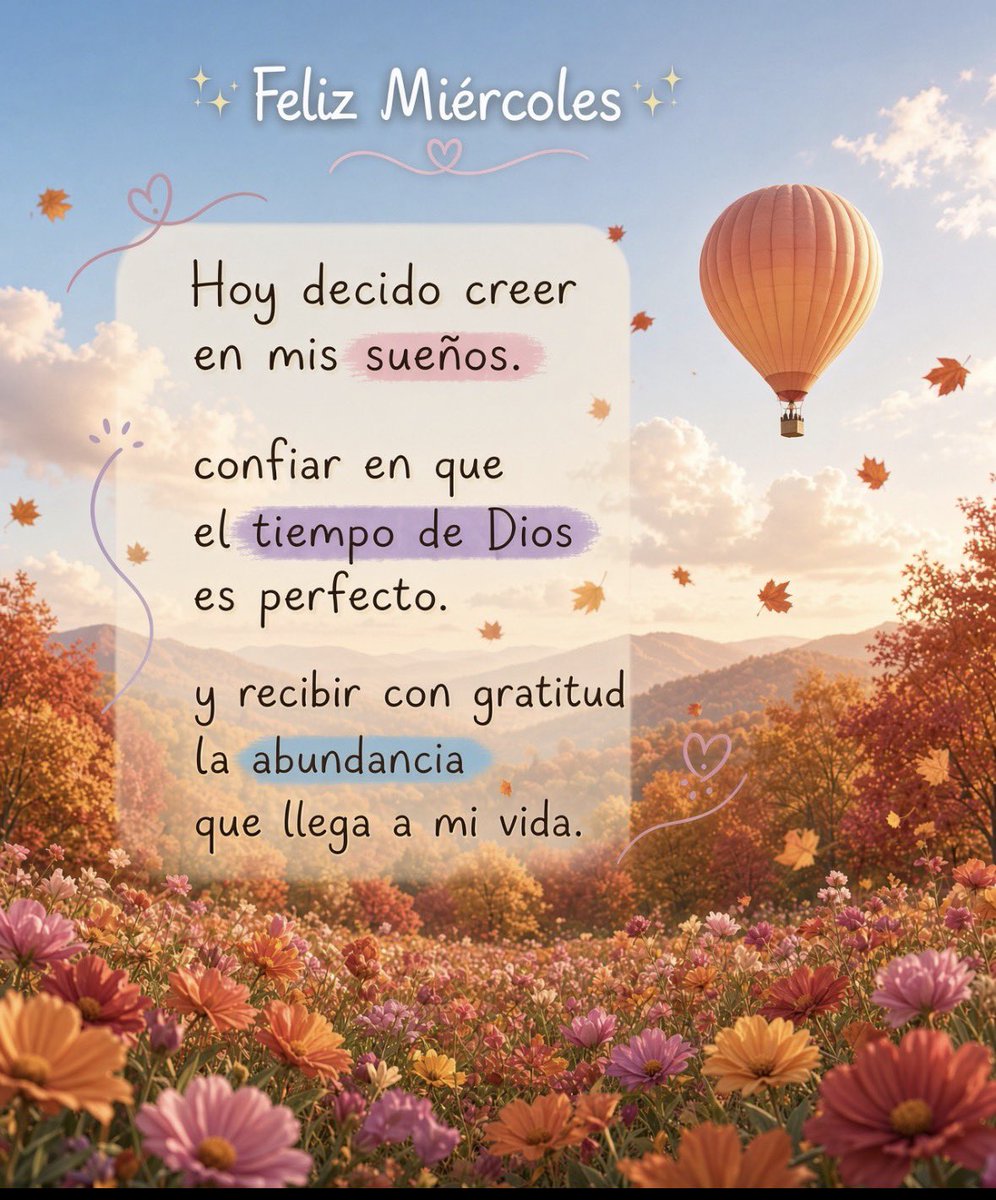 Silvita_Sorian0's tweet photo. ✨Buenos días ✨✨🧡💛

Dios bendiga: 
Tu día, tus planes, tus proyectos. 
Y haga llegar hasta ti salud, abundancia, bienestar y felicidad.

Feliz miércoles!!!!!

#BuenosDías #FelizMiércoles https://t.co/C1epGNjnBq