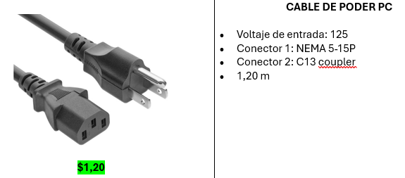 gpcompu's tweet photo. #Accesorios #Tecnología #Computadores #Gpcompu #Cable #poder #cabledepoder
Cable de Poder
WhatsApp: 0999719180
Catálogo Digital: https://t.co/Sc8Sg7NK26 https://t.co/zxxVxWRBCp