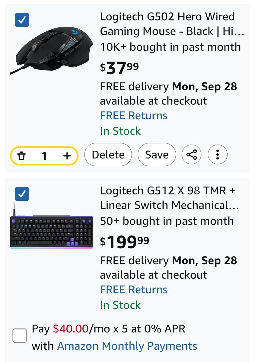 J19_Gaming89's tweet photo. I might upgrade my setup for Gaming PC, thoughts? ๐ค
#gaming #keyboard #mouse #pcsetups #Logitech https://t.co/TC0WF6AsIq