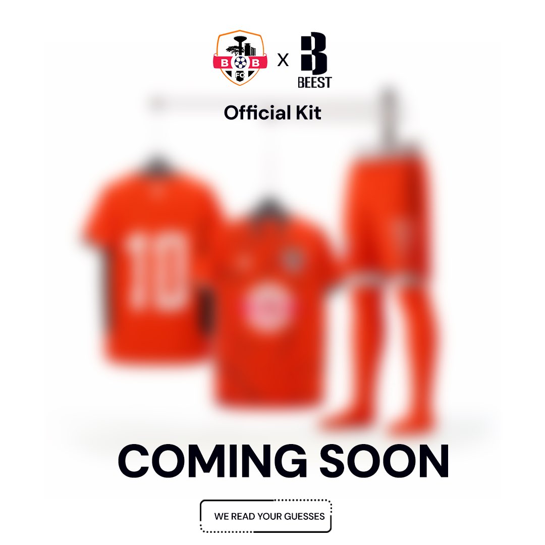 bbfcke's tweet photo. Wadau! 
Kesho saa tatu asubuhi tunawaletea uzi mpya! 🟠⚫
THE OFFICIAL BB FC HOME KIT

Set your reminders, tag your friends and stay tuned…

⏰ Thursday, 24 September | 9:00 AM  
#bbfc #HapaKaziTu #footballke https://t.co/11U3myWWkO
