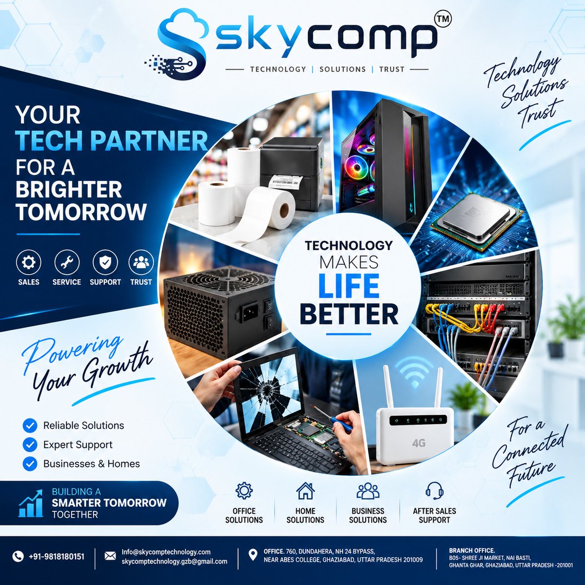 SkycompTech's tweet photo. Your business deserves technology that works as hard as you do.

Skycomp Technology provides reliable IT solutions across computer hardware, printers, barcode &amp; billing systems, networking and ERP/accounting software.

#SkycompTechnology #ITSolutions #BusinessTechnology https://t.co/r7D9eXY58c