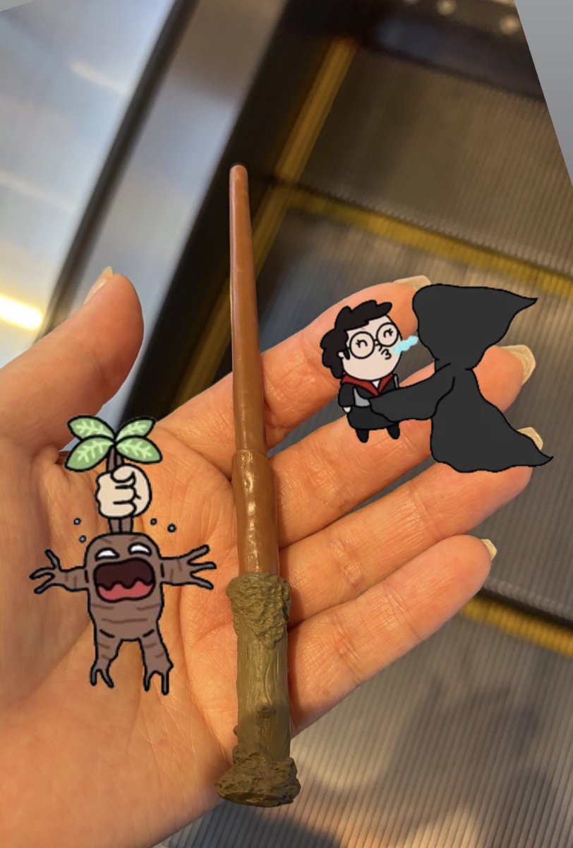 ham_plin9's tweet photo. 諦めてたガチャ見つけたのに売り切れで…でも杖も見つけて、1発でハリーが出ましたので満足満足🪄杖のビジュはダンブルドアがすき。 https://t.co/hVWMtfR7Qc